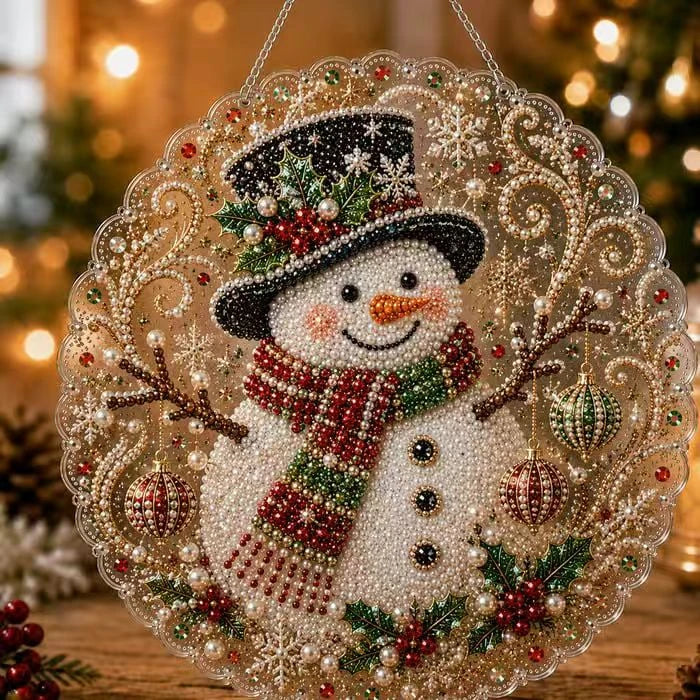 5D Diamond Painting Ornament Christmas Hanging Decoration