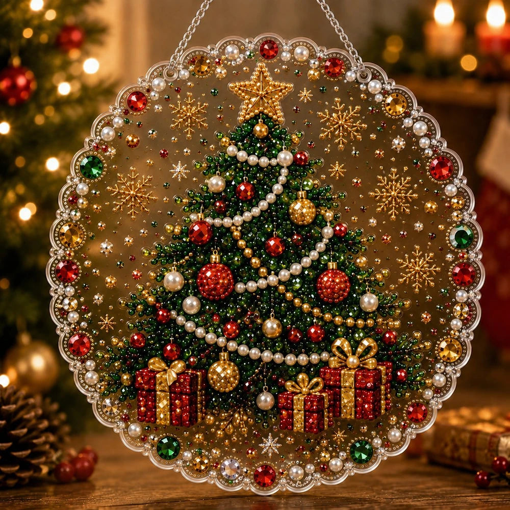 5D Diamond Painting Ornament Christmas Hanging Decoration