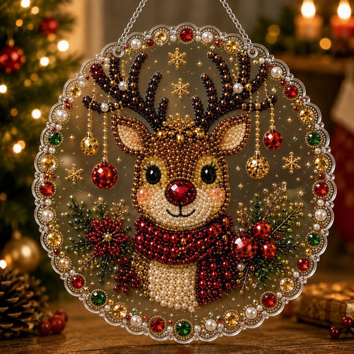 5D Diamond Painting Ornament Christmas Hanging Decoration