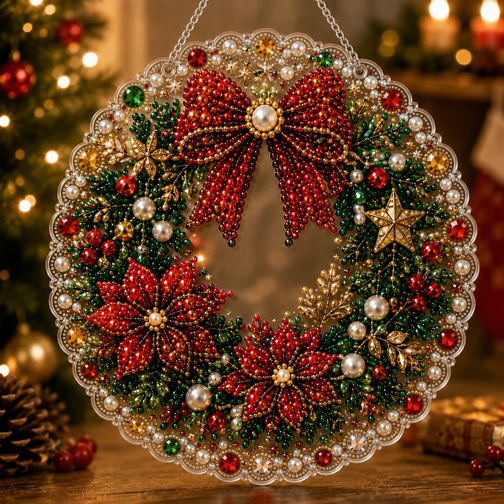 5D Diamond Painting Ornament Christmas Hanging Decoration