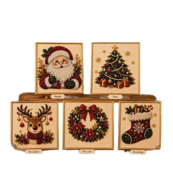 DIY Christmas Pearl Diamond Painting Art Kit