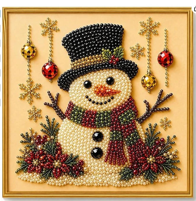 DIY Christmas Pearl Diamond Painting Art Kit